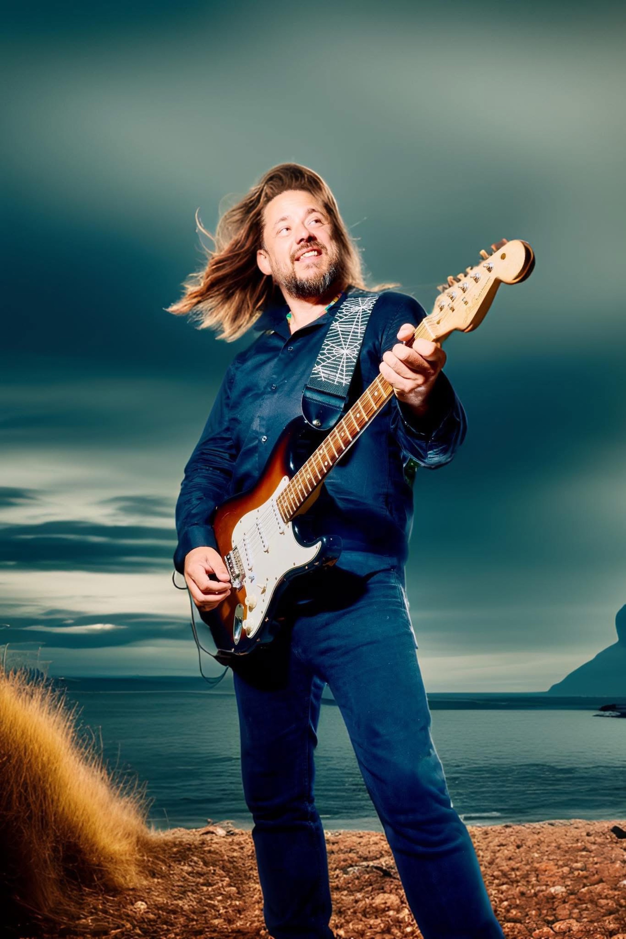 Marcus Frenell med gitarr