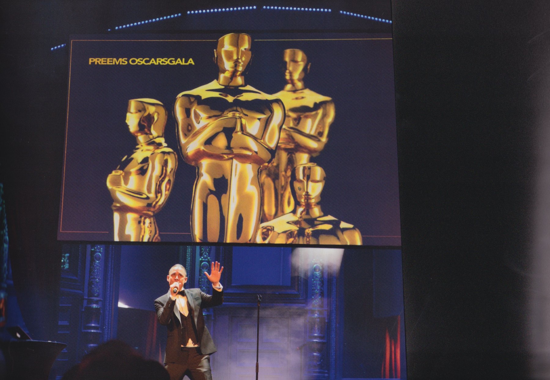 Preems Oscarsgala, Marcus på scen