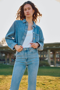 Helena denim utomhus
